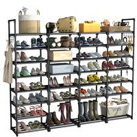 TIMEBAL 8 Tier Large Shoe Rack organizer, 52-60 Pa