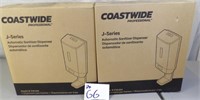 2 Boxes Coastwide J Series Automatic Dispenser