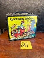 1961 Huckleberry Hound metal lunch box