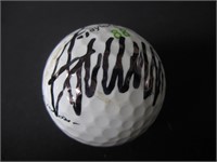 Donald Trump signed golf ball COA