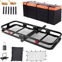 60x24x6 in Hitch Mount Cargo Carrier  500lb