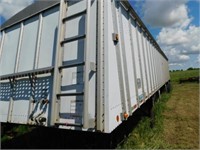 2007 Merritt MVT 42ft. Aluminum grain trailer,