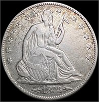 1873-S Arws Seated Liberty Half Dollar CLOSELY