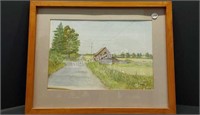 ORIGINAL WATER COLOUR BY F. MAW