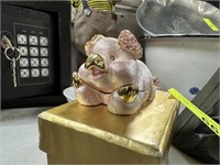 LADONI ENAMELED PIG TRINKET BOX