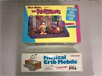 Flintstones Crib Mobile & VHS Storage Rack in Box