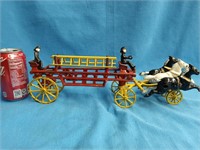 Hubley Horse Drawn Fire Wagon , look at pictures