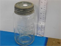 CROWN JAR WITH LID