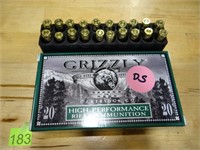 300 Blackout 150gr SP Grizzly rnds 20ct