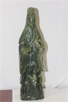 A Fine Chinese Spinach Jade Kwan Yin