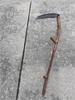 Old scythe. Excellent condition for its age