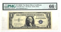 1935 G $1 United States Silver Certificate PMG 66