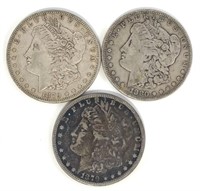 (2) 1879-S & 1880 Morgan Silver Dollars