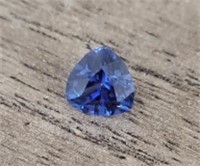 Blue Tanzanite Faceted Gemstone