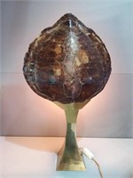 Natural Turtle Shell Table Lamp
