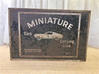 1950's Miniture Cars Metal and Wooden Carrying