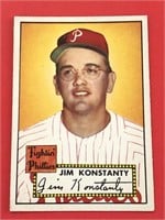 1952 Topps Jim Konstanty Card #108 Phillies