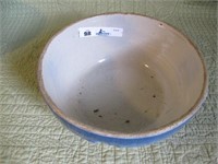 SALT GLAZE BOWL CIRCA 1880 W9.5 CLEAN