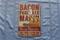 Retro Tin Sign "Bacon Pancakes"