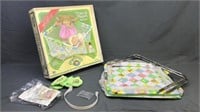 Rare Vintage Cabbage Patch Folding Playpen In