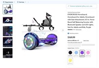 N3538  EVERCROSS Hoverboard 6.5 In. Purple