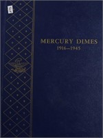 COMPLETE SET MERCURY DIMES  1916-1945