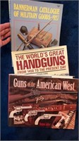 Three books “Guns of the American West”, “The