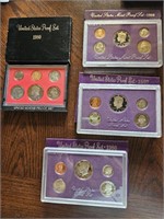 Various Years 1987-1998 Proof Sets (10)