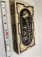 Old Glycerin and Tar Advertising Box