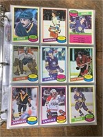 1980-81 Opc Hockey Binder 500+ Cards