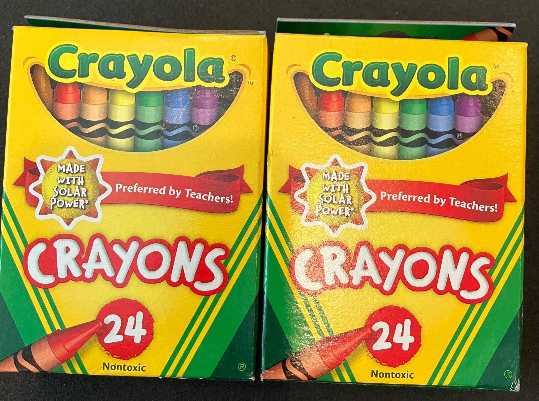 2 pk of crayola crayons