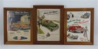 Framed Ford Advertising Magazine Ads