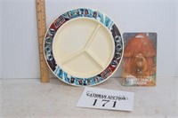 Vintage Starwars Plate & Eraser
