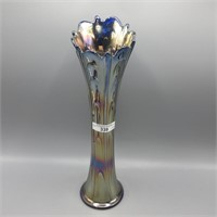 Dugan bright blue 12" Pulled Loops vase