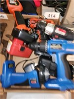 LOT VARIOUS RECHARGABLE DRILLS & SUCH - SOME NO