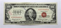 1966 $100 RED SEAL U.S. NOTE