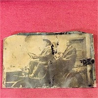 Tin Antique Photograph (2 3/4" x 3 3/4")