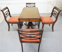 Drop Leaf Table and 4 Chairs