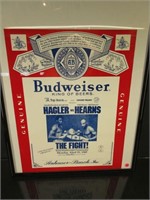 Hagler vs. Hearns Boxing Poster - 1985