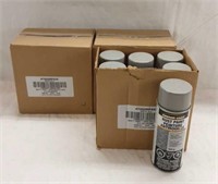 SPRAY PAINT - QTY 18 CANS - MISTY GREY RUST PAINT