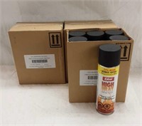 HIGH HEAT SPRAY PAINT - QTY 18 CANS