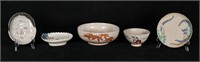 5 Pieces Japanese Pottery
