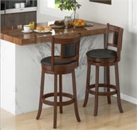 Retail$500 30.5in Upholstered Bar Stools