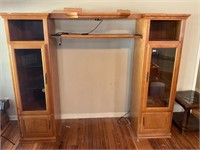 Oak entertainment center - nice