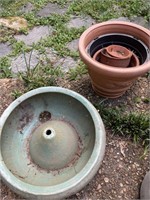 POTS AND HOSE POT (AS IS)