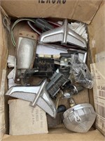 Assorted Mixed vintage Ford and Chevrolet parts