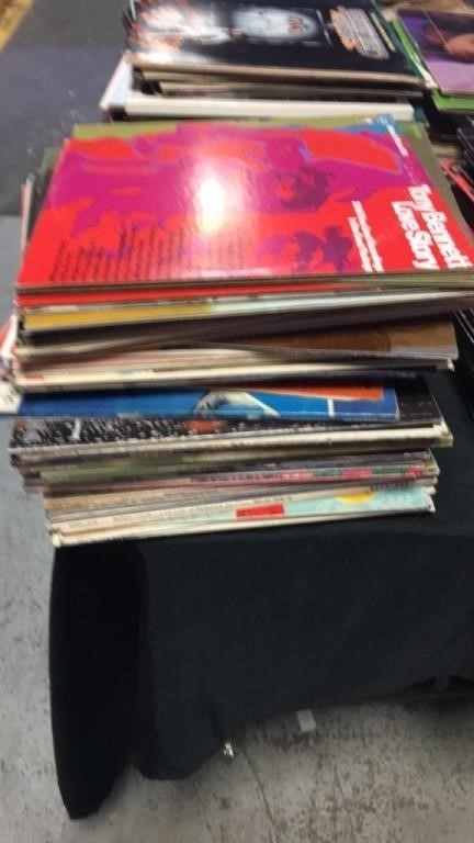 Stack of records