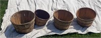 Peck for apples Wood Baskets and smaller one