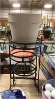 Plant stand and pots
