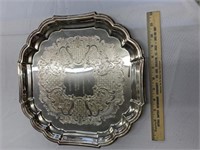 Engraved serving tray